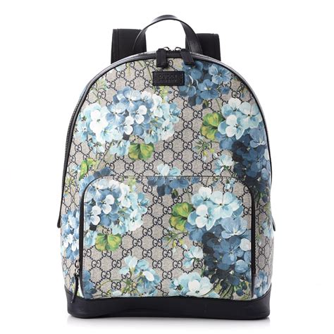 gucci supreme bloom backpack|GUCCI GG Supreme Monogram Blooms Medium Day Backpack .